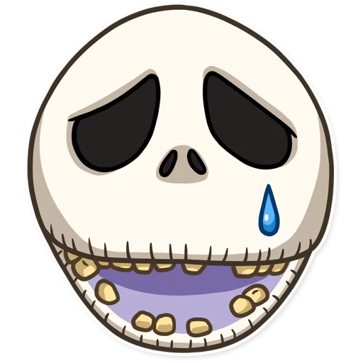😢 Стикер «The Nightmare Before Christmas» для Telegram