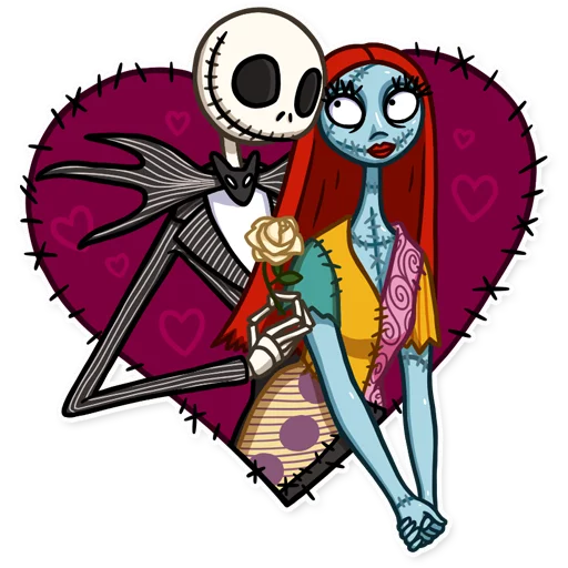 🌹 Стикер «The Nightmare Before Christmas» для Telegram