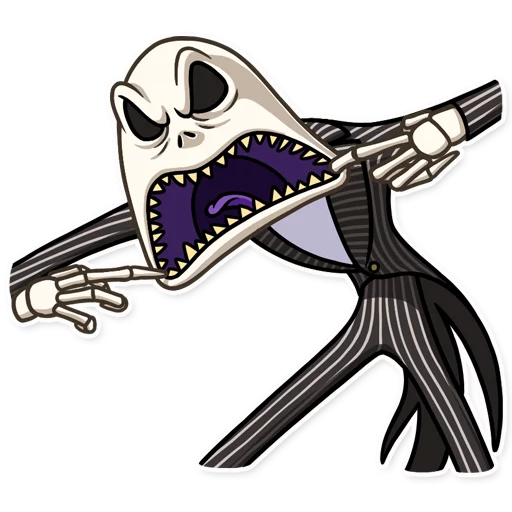 👿 Стикер «The Nightmare Before Christmas» для Telegram