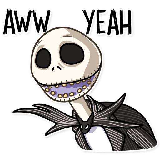 😃 Стикер «The Nightmare Before Christmas» для Telegram