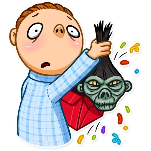 🤯 Стикер «Jack and Sally» для Telegram