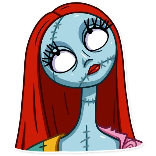 🤯 Стикер «Jack and Sally» для Telegram
