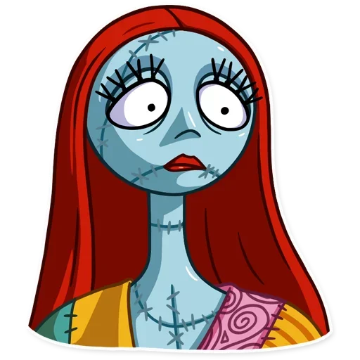 😡 Стикер «Jack and Sally» для Telegram