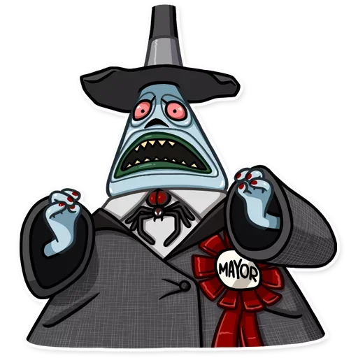😮 Стикер «Jack and Sally» для Telegram