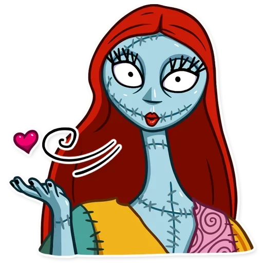 😮 Стикер «Jack and Sally» для Telegram