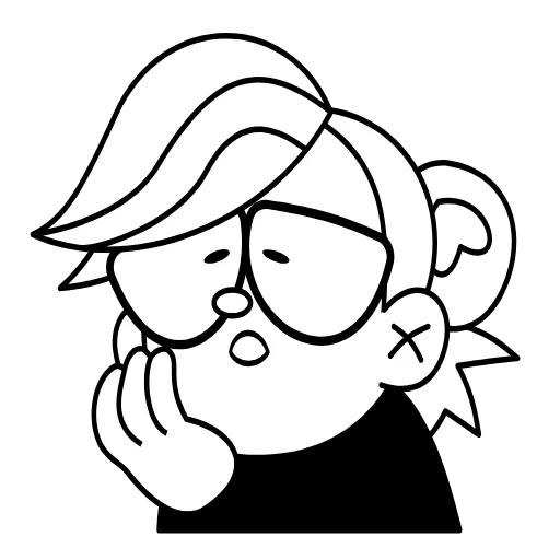 🥲 Стикер «Jack A Smile» для Telegram