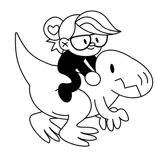 🦖 Стикер «Jack A Smile» для Telegram