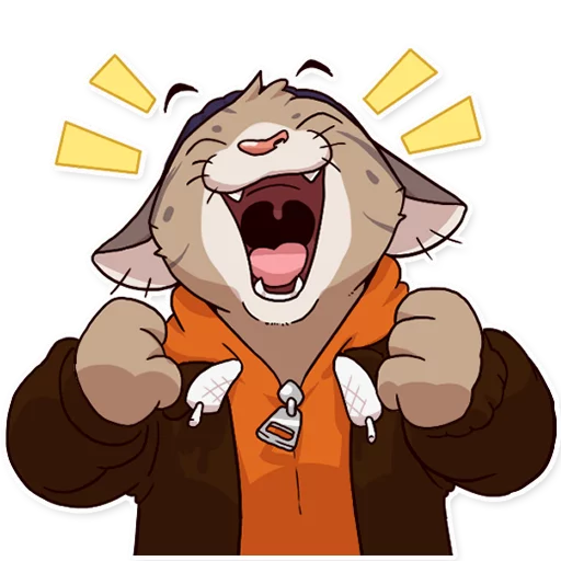 😹 Стикер «Jack Cat» для Telegram