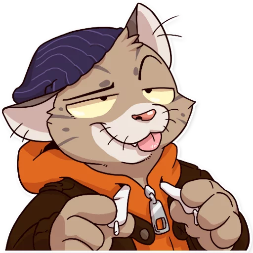 😏 Стикер «Jack Cat» для Telegram