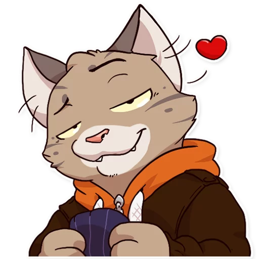 😽 Стикер «Jack Cat» для Telegram