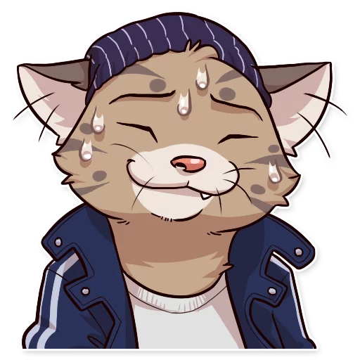 😅 Стикер «Jack Cat» для Telegram