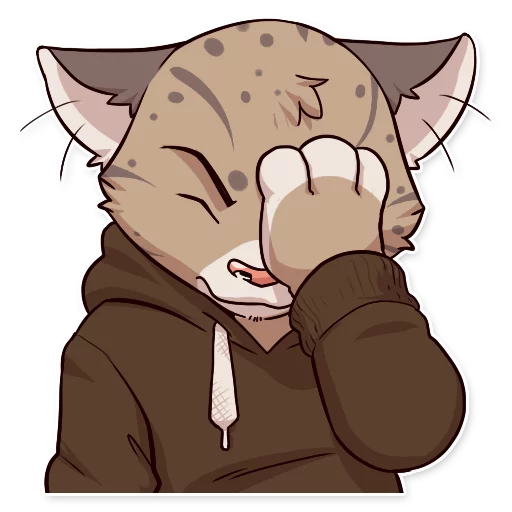 🤦‍♂️ Стикер «Jack Cat» для Telegram