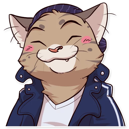 ☺️ Стикер «Jack Cat» для Telegram