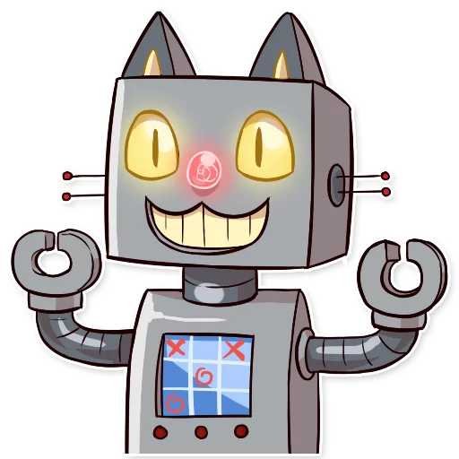🤖 Стикер «Jack Cat» для Telegram