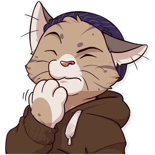 🤔 Стикер «Jack Cat» для Telegram