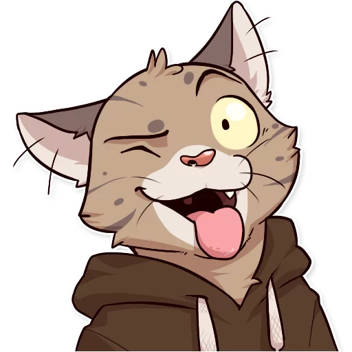 😜 Стикер «Jack Cat» для Telegram