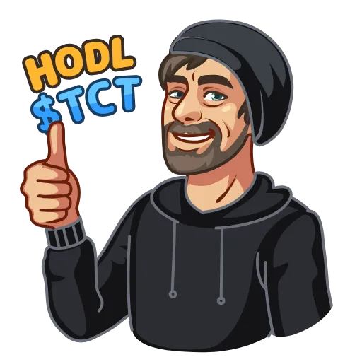 👍 Стикер «JackDorseyCoins» для Telegram