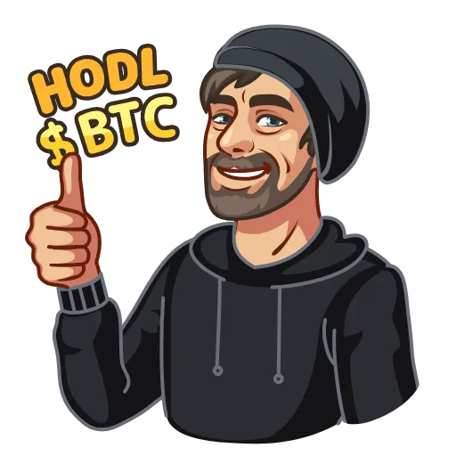 👍 Стикер «JackDorseyCoins» для Telegram