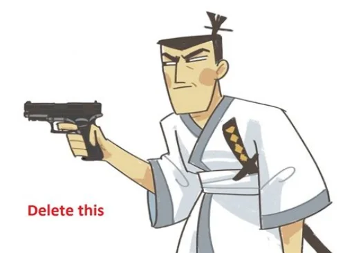 🔫 Стикер «Jacked Up Samurai» для Telegram