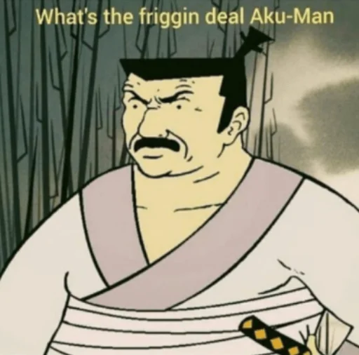 😒 Стикер «Jacked Up Samurai» для Telegram