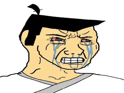 🤬 Стикер «Jacked Up Samurai» для Telegram