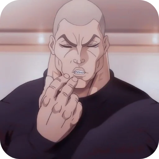 😠 Стикер «Jack Hanma» для Telegram