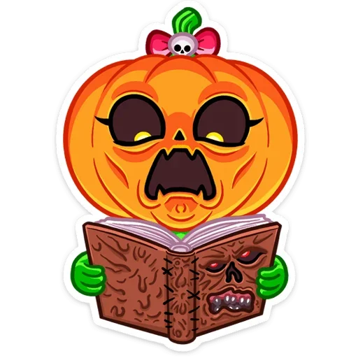 📖 Стикер «Крошка Джекки» для Telegram