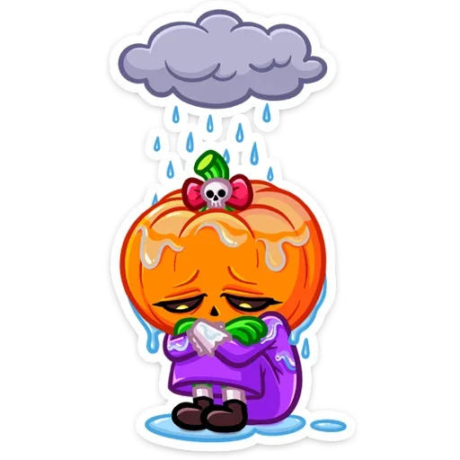 😭 Стикер «Крошка Джекки» для Telegram