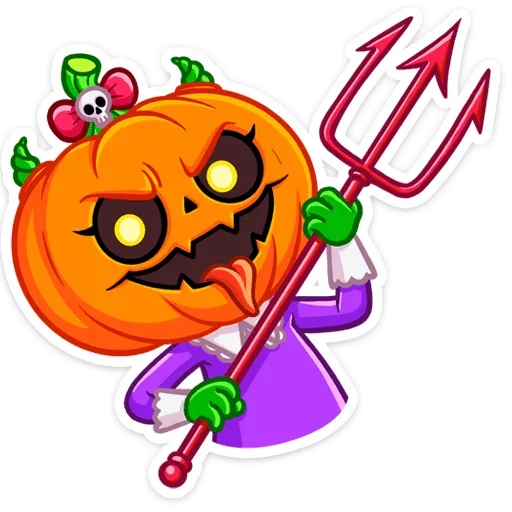 😈 Стикер «Крошка Джекки» для Telegram