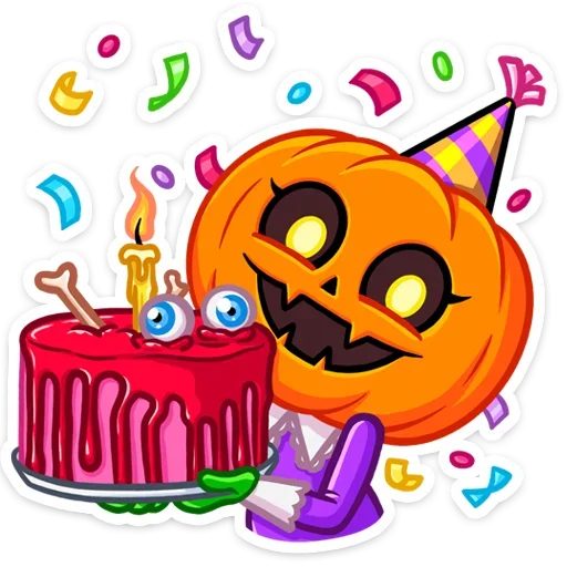 🥳 Стикер «Крошка Джекки» для Telegram