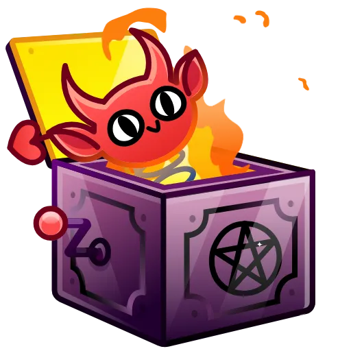 🤡 Стикер «Jack in the Box» для Telegram