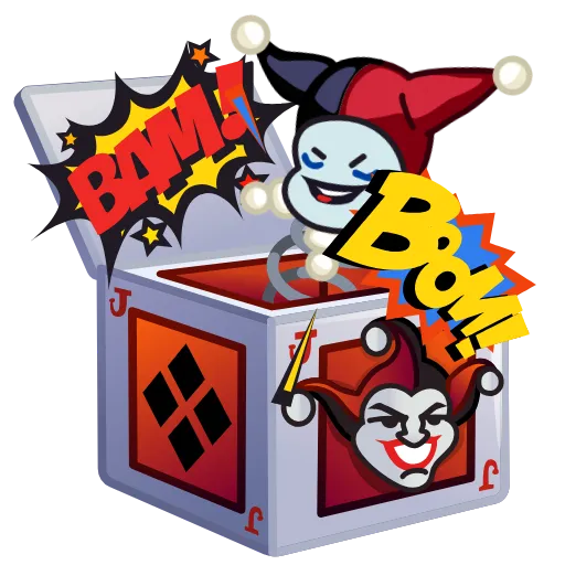 🤡 Стикер «Jack in the Box» для Telegram