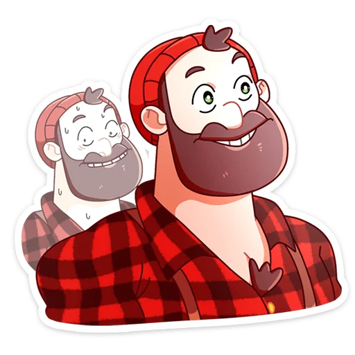 😈 Стикер «Джек Ламбер» для Telegram