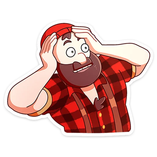 😳 Стикер «Джек Ламбер» для Telegram