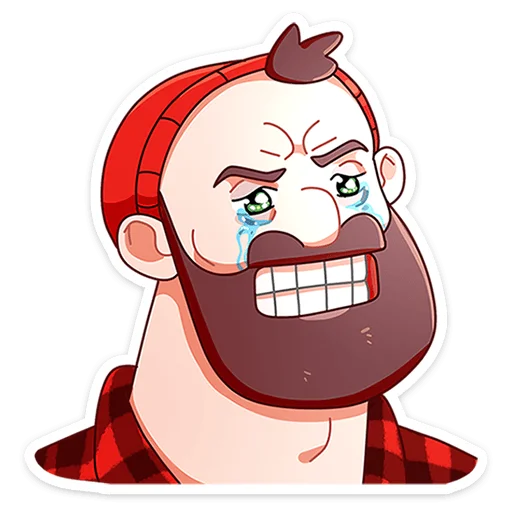 😰 Стикер «Джек Ламбер» для Telegram
