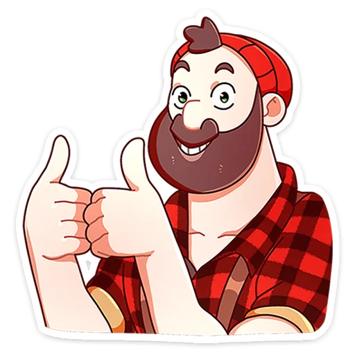 👍 Стикер «Джек Ламбер» для Telegram