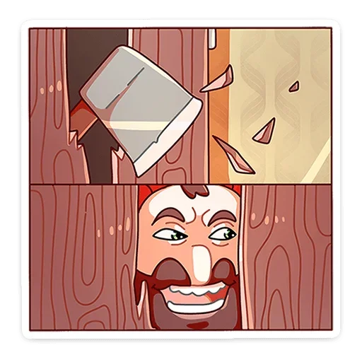 😏 Стикер «Джек Ламбер» для Telegram