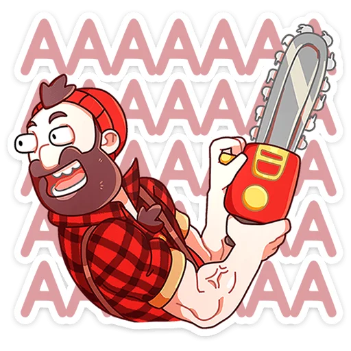 🪚 Стикер «Джек Ламбер» для Telegram