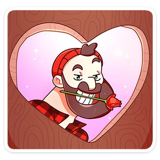 ❤️ Стикер «Джек Ламбер» для Telegram
