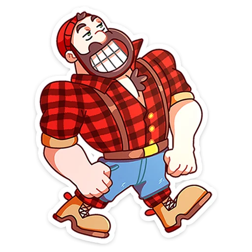 💪 Стикер «Джек Ламбер» для Telegram