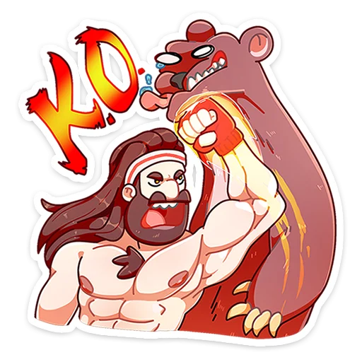 💪 Стикер «Джек Ламбер» для Telegram