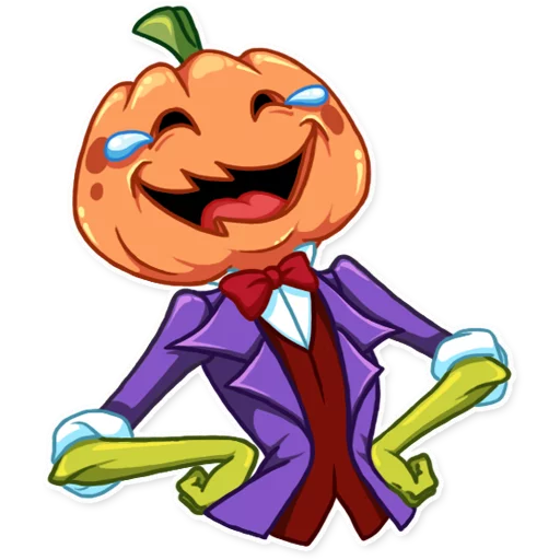 Стикерпак Jack Pumpkin Head для Telegram