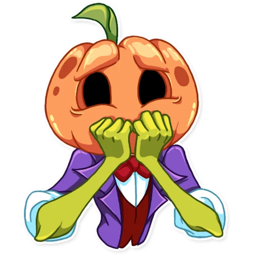 😨 Стикер «Jack Pumpkin Head» для Telegram
