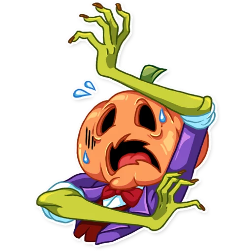 😱 Стикер «Jack Pumpkin Head» для Telegram