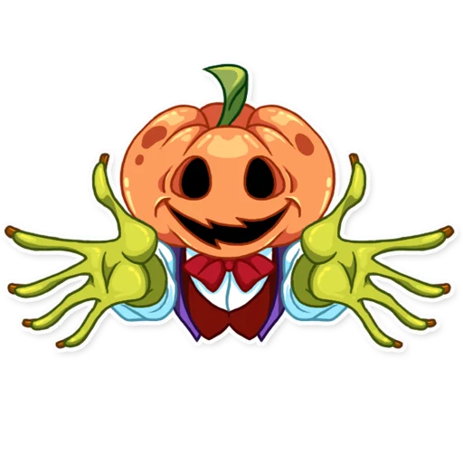 🤗 Стикер «Jack Pumpkin Head» для Telegram
