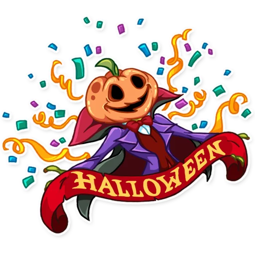 🎉 Стикер «Jack Pumpkin Head» для Telegram