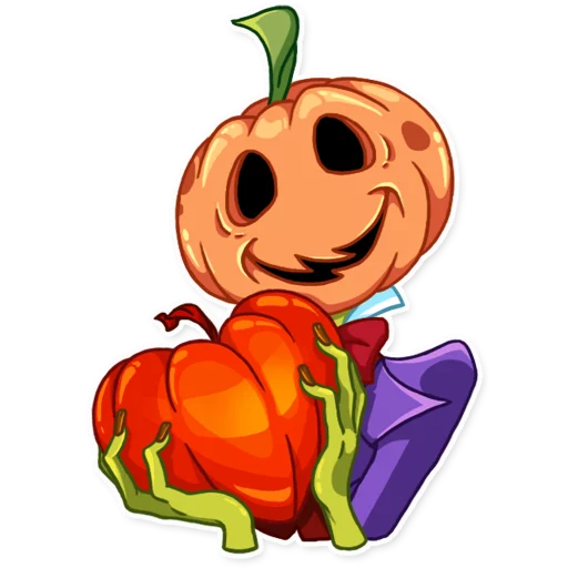 ❤ Стикер «Jack Pumpkin Head» для Telegram