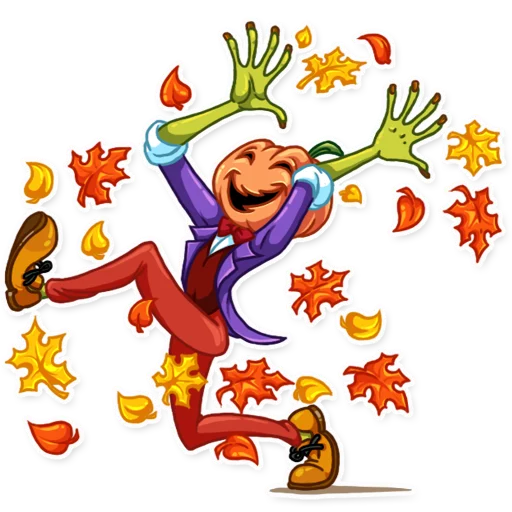 🍁 Стикер «Jack Pumpkin Head» для Telegram