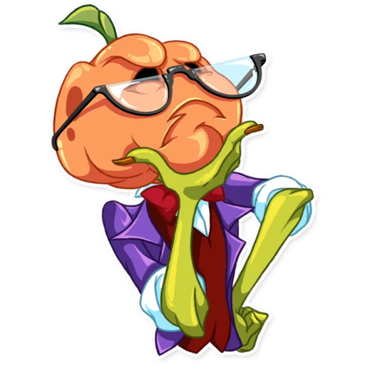 🤔 Стикер «Jack Pumpkin Head» для Telegram