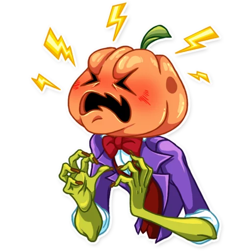 😡 Стикер «Jack Pumpkin Head» для Telegram
